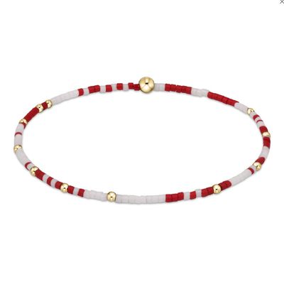 Gameday Hope Unwritten Bracelet Crimson-White