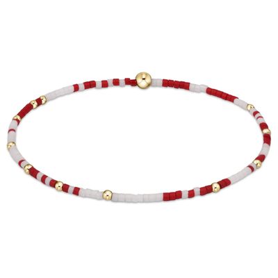 Gameday Hope Unwritten Bracelet Crimson-White