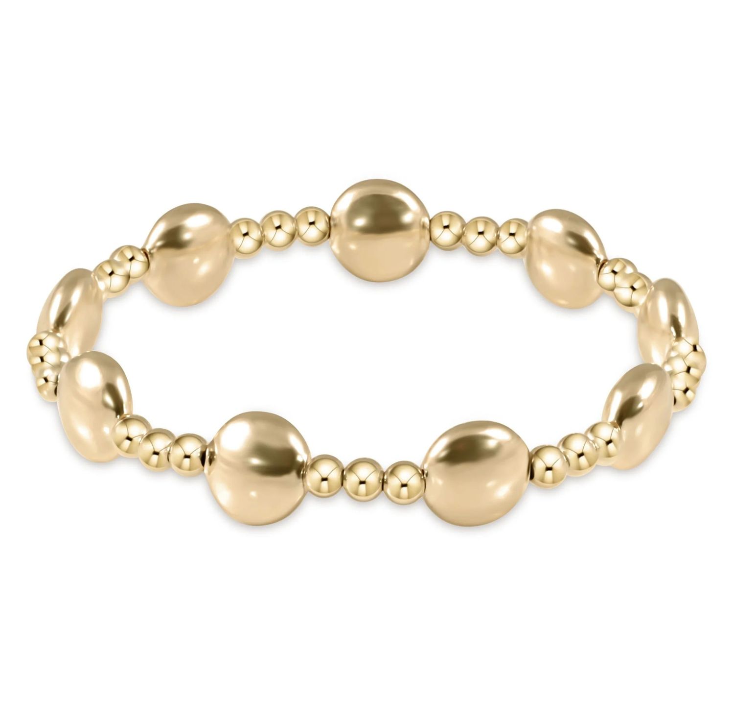 Honesty Sincerity Gold Bracelet 10mm