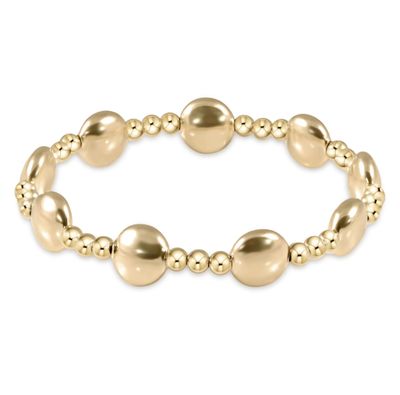 Honesty Sincerity Gold Bracelet 10mm