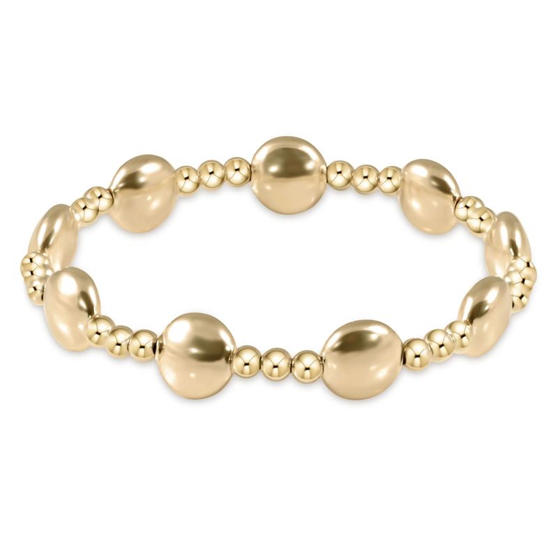 Honesty Sincerity Gold Bracelet 10mm