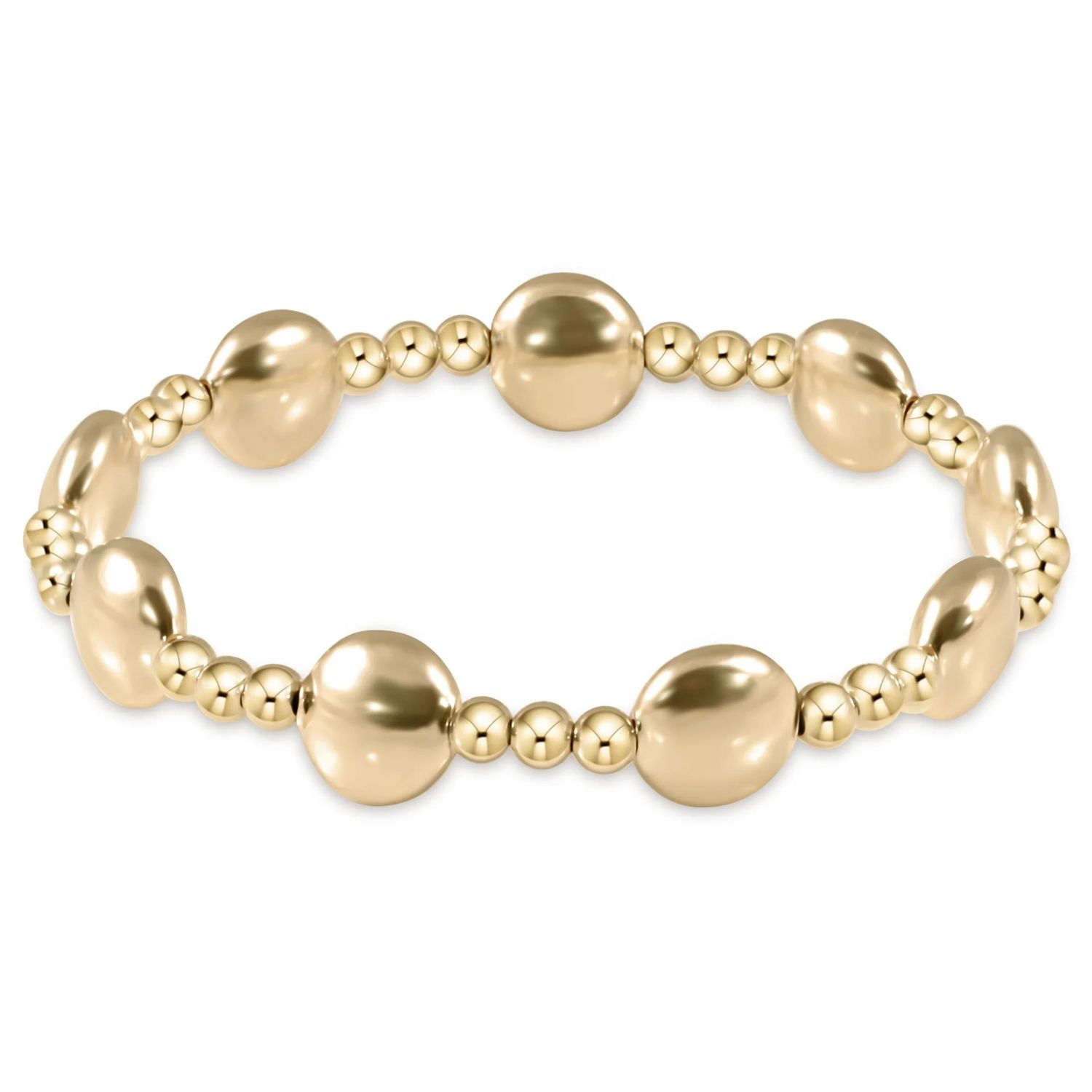 Honesty Sincerity Gold Bracelet 10mm