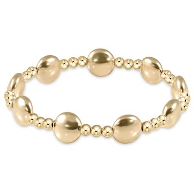Honesty Sincerity Gold Bracelet 10mm