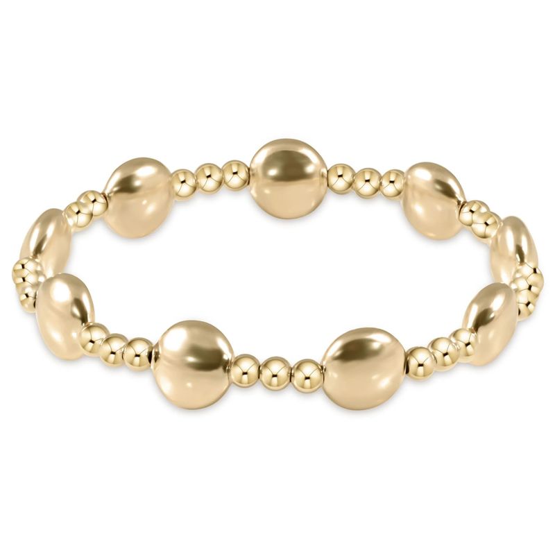 Honesty Sincerity Gold Bracelet 10mm