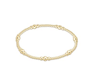 Purpose Gold Bead Bracelet 4mm
