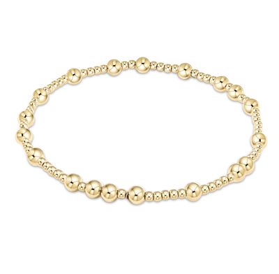 Hope Unwritten Gold Bead Bracelet 4mm