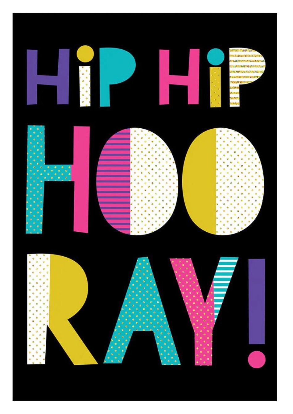 Hip Hip Hooray ! Graduation Card