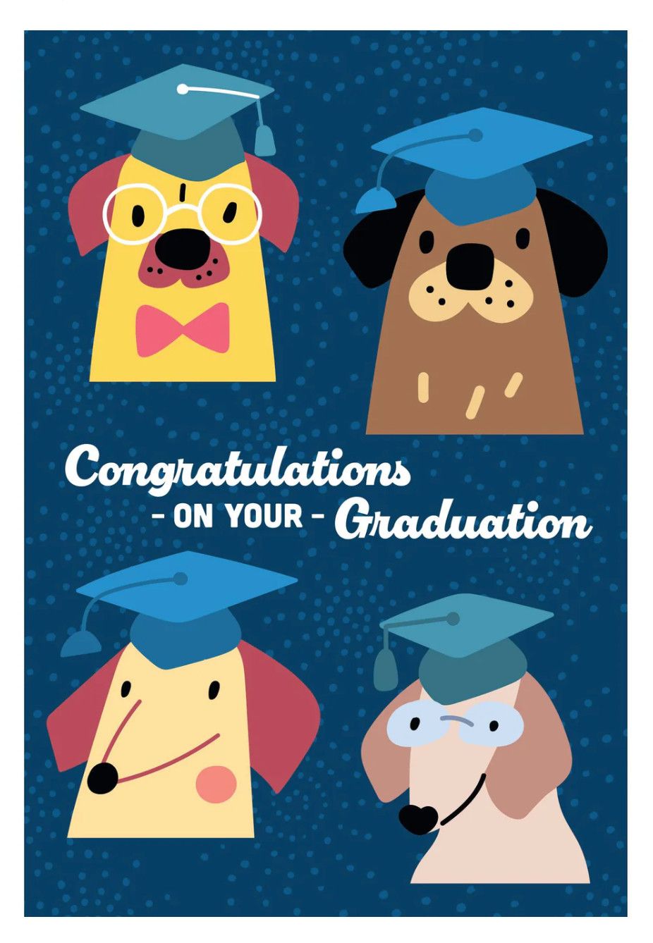 Grad Dog Graduation Card