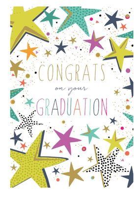 Stars Graduation Card