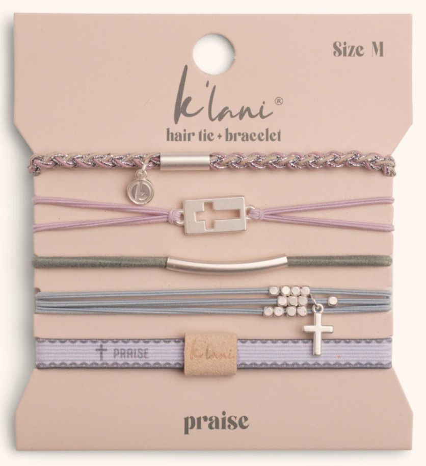 Praise Hair Tie Bracelet Set