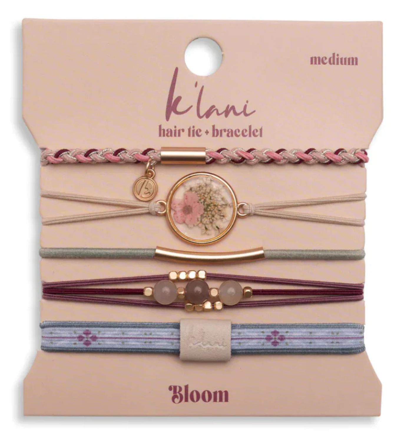 Bloom Hair Tie Bracelet Set