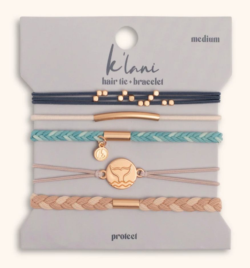 Protect Hair Tie Bracelet Set