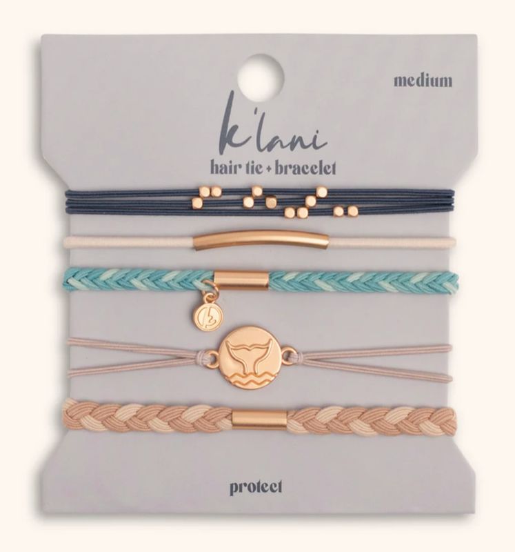 Protect Hair Tie Bracelet Set