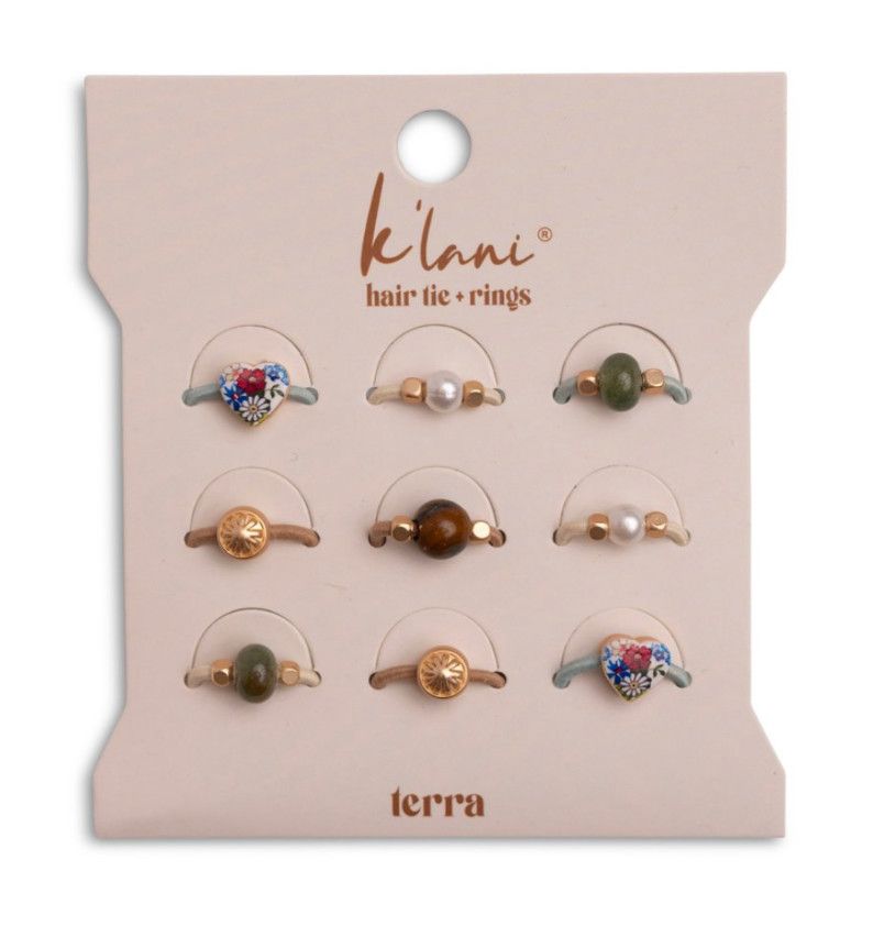 Terra Hair Tie Ring Set