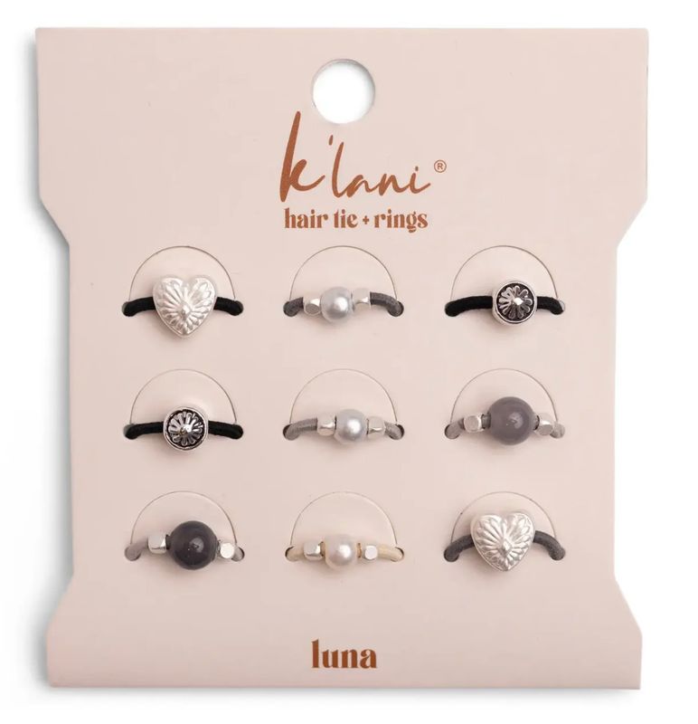 Luna Hair Tie Ring Set