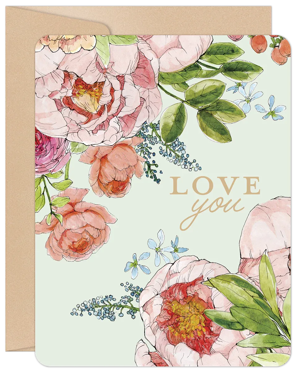 Love You Mom Mother's Day Card