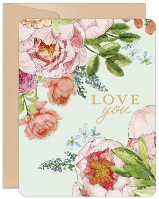 Love You Mom Mother's Day Card