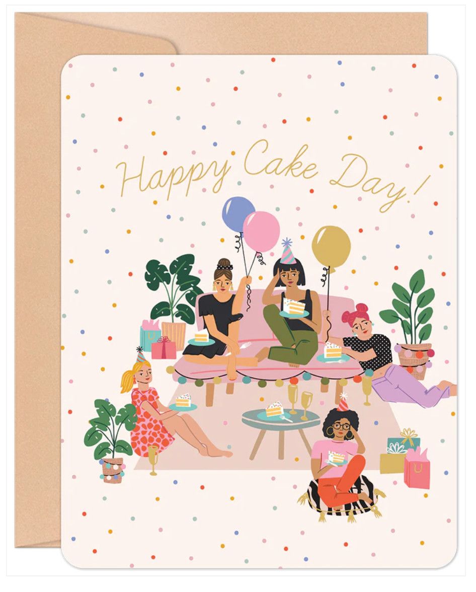 Happy Cake Day Birthday Card