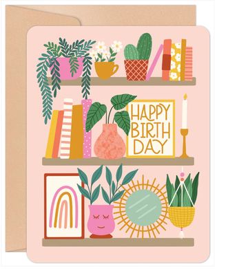 Reading Nook Birthday Card