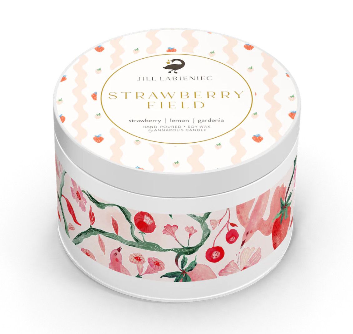Strawberry Field Travel Candle