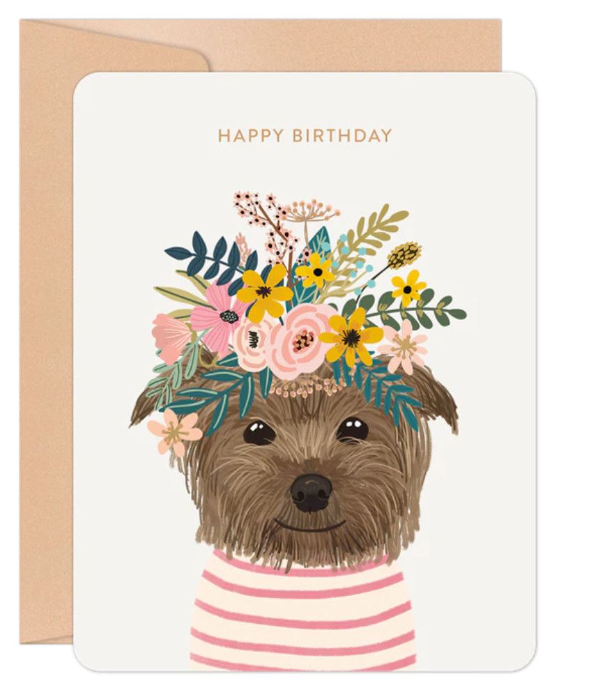 Daisy Doggy Birthday Card
