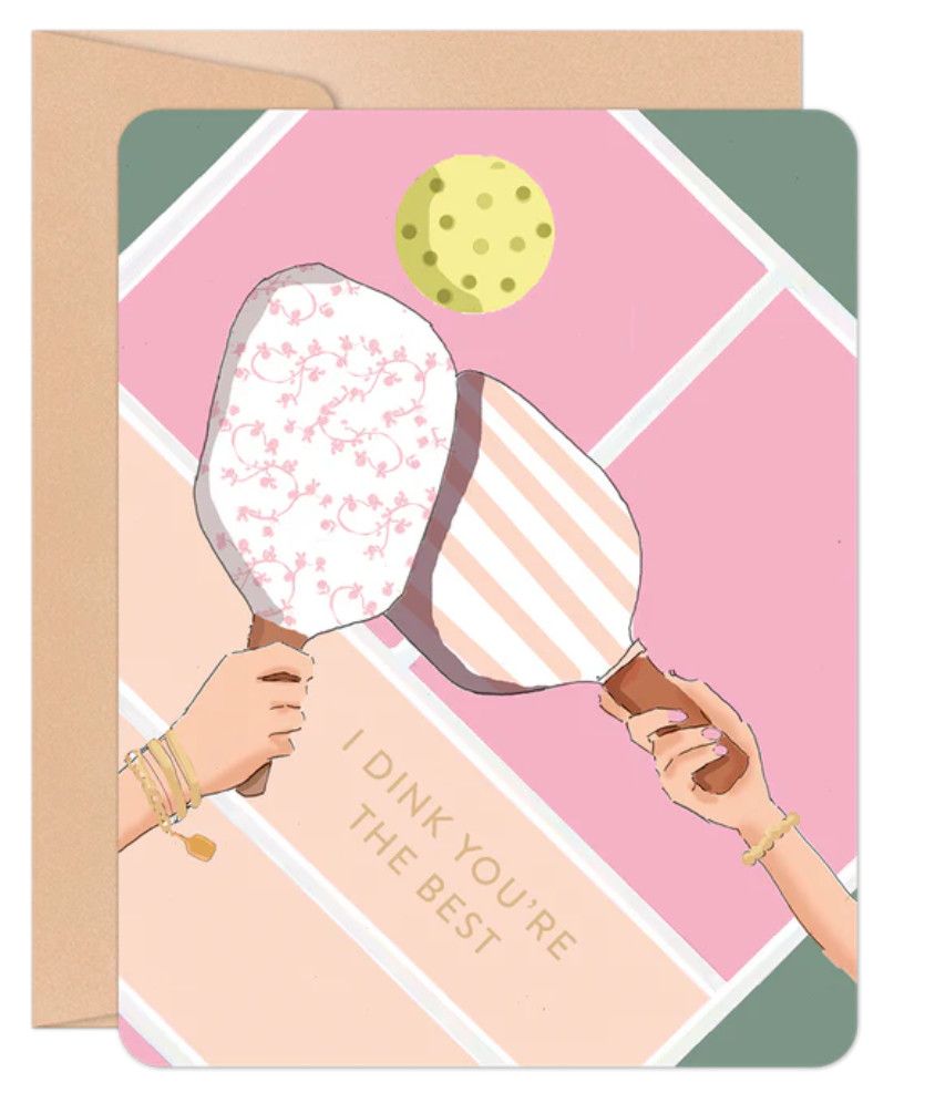 Pickleball Dink! Friendship Card