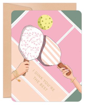 Pickleball Dink! Friendship Card