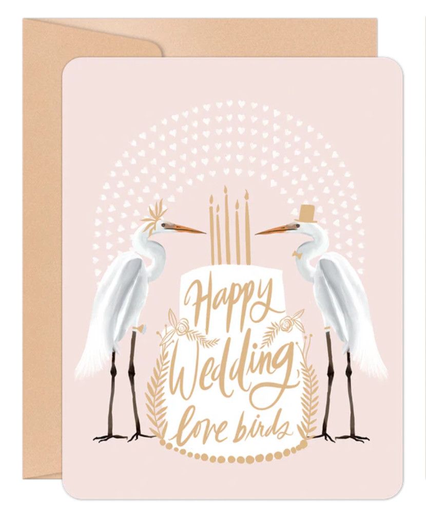 Happy Wedding Love Birds