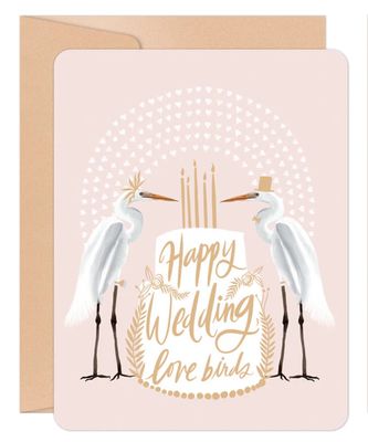 Happy Wedding Love Birds