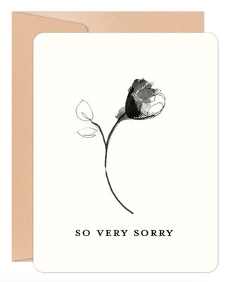 So Very Sorry Card