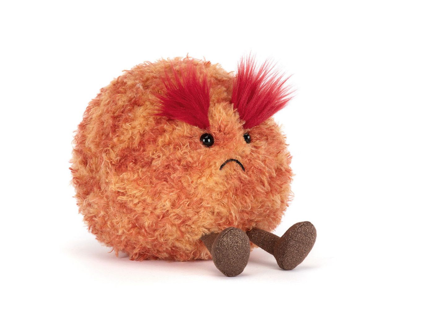 Amuseables Planet Mars plush with soft red fabric and smiling face, a cute space-themed stuffed toy for kids