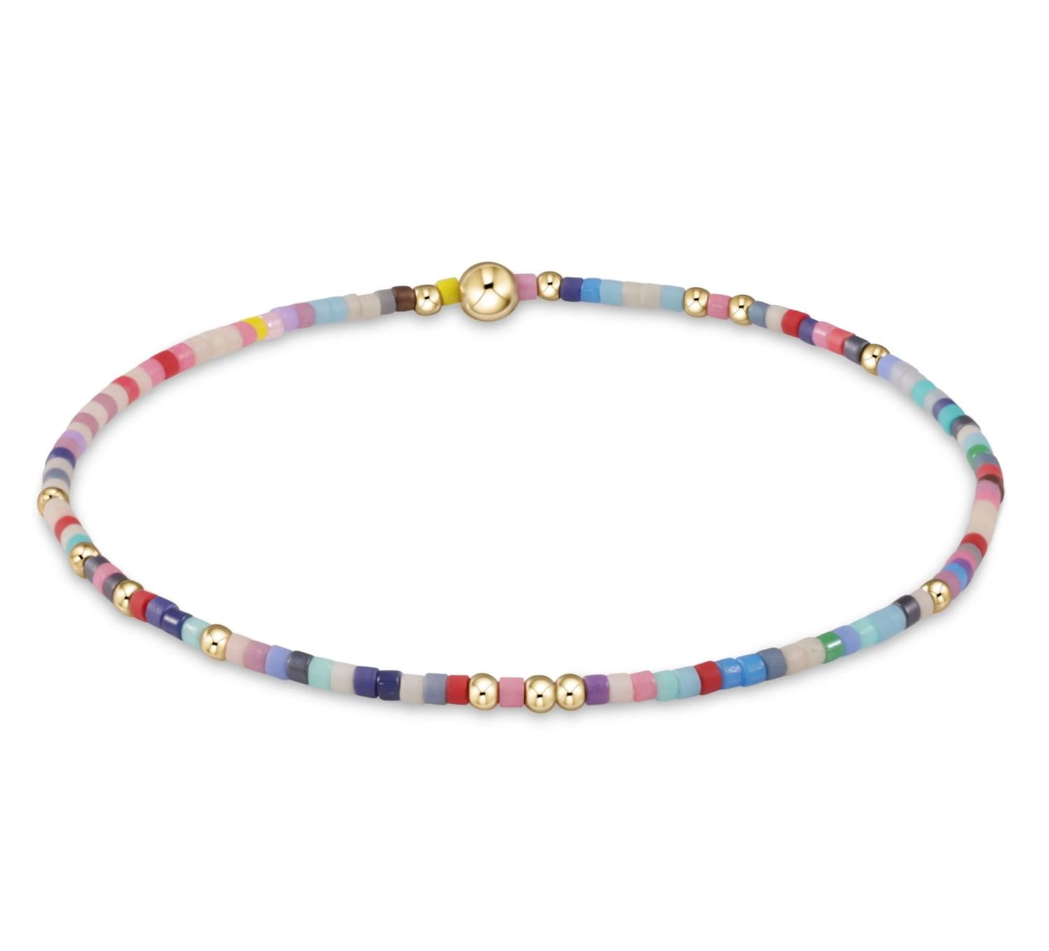 enewton Extends Hope Unwritten bracelet Hot Mess with colorful beads and gold accents for a fun, stackable everyday look
