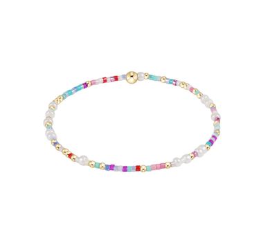 enewton Extends Hope Unwritten bracelet with signature bead design and gold accents for effortless everyday stacking
