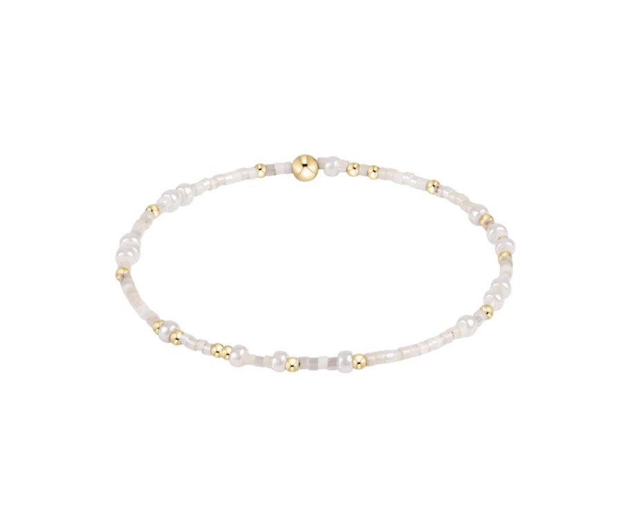 enewton Extends Hope Unwritten bracelet with signature bead design and gold accents for effortless everyday stacking
