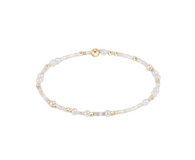 enewton Extends Hope Unwritten bracelet with signature bead design and gold accents for effortless everyday stacking
