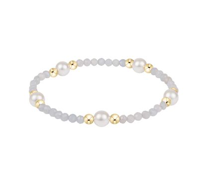 enewton Extends Purpose pearl 6mm gem bracelet with luminous pearls and gold accents for a timeless, elegant look
