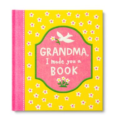 Grandma I Made You a Book children’s fill-in book, a heartfelt keepsake gift from kids to grandma