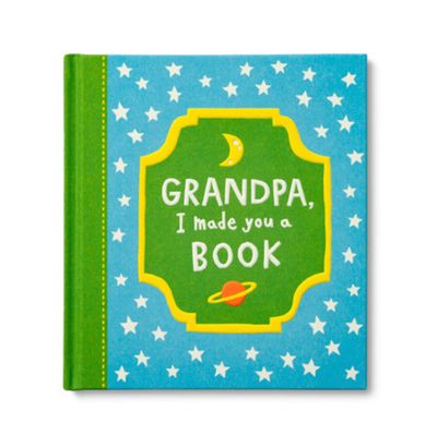 Grandpa I Made You a Book children’s fill-in book, a heartfelt keepsake gift from kids to grandpa