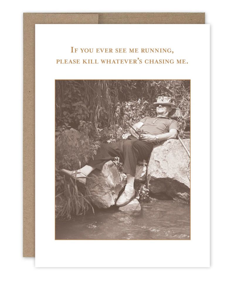 Kick Back Birthday Card