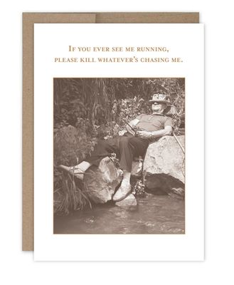 Kick Back Birthday Card