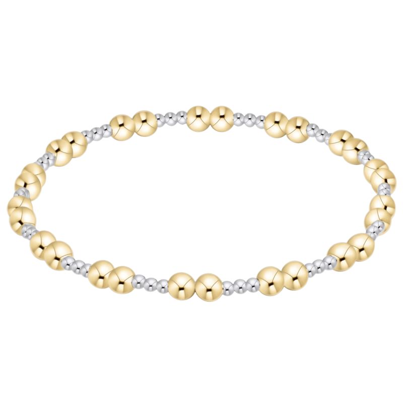 Extends Together Mixed Metal  4mm Bracelet