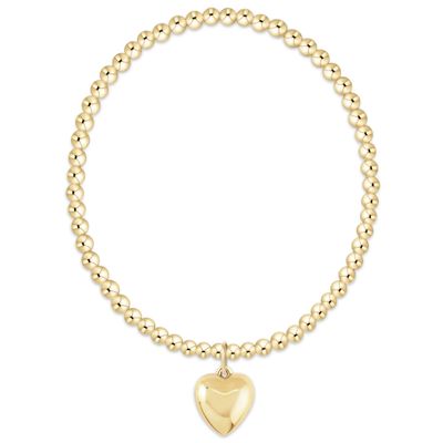 enewton Extends Classic gold 3mm bracelet Love Plush Gold with delicate beaded design for everyday wear and stacking
