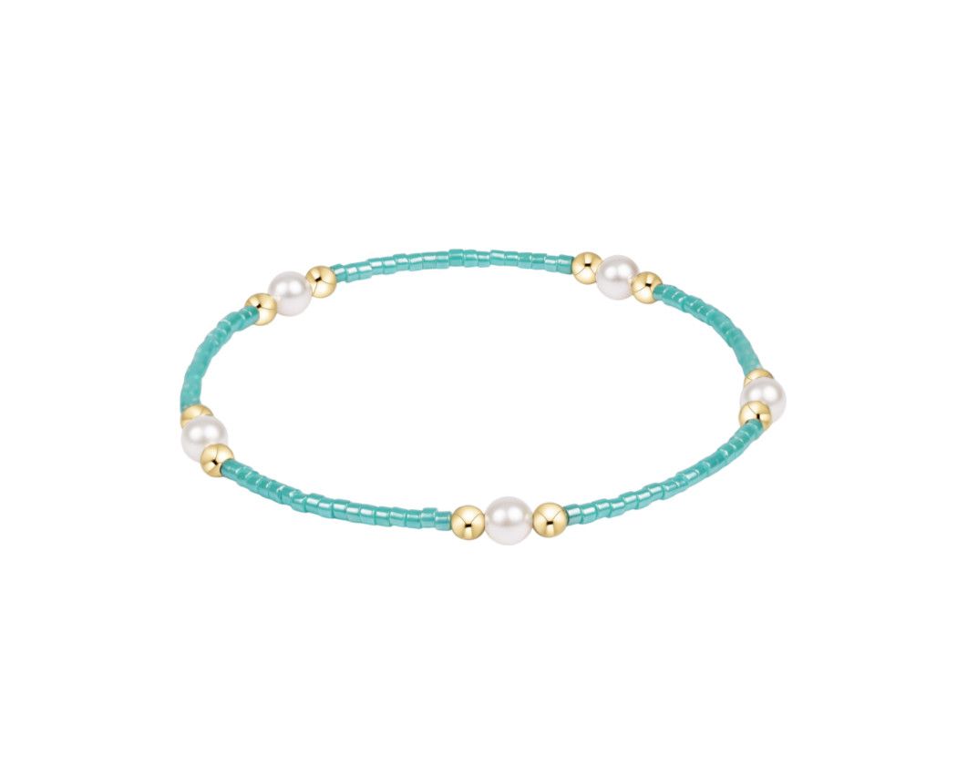 enewton Hope Purpose pearl bracelet with classic pearl beads and gold accents for a timeless, elegant everyday look
