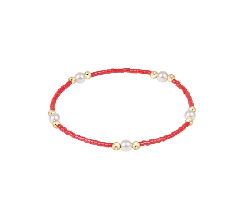 enewton Hope Purpose pearl bracelet with classic pearl beads and gold accents for a timeless, elegant everyday look
