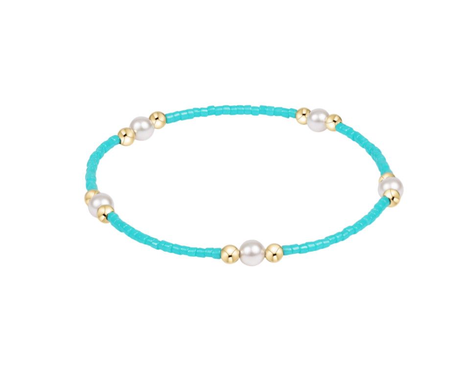 enewton Hope Purpose pearl bracelet with classic pearl beads and gold accents for a timeless, elegant everyday look
