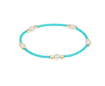 enewton Hope Purpose pearl bracelet with classic pearl beads and gold accents for a timeless, elegant everyday look
