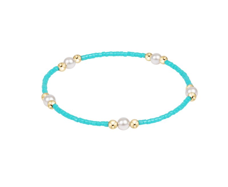 enewton Hope Purpose pearl bracelet with classic pearl beads and gold accents for a timeless, elegant everyday look
