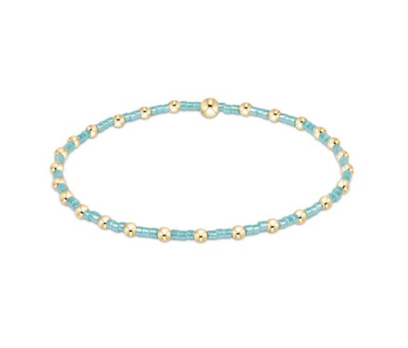 enewton Hope Sincerity bracelet with hand-beaded design on elastic stretch for easy wear and everyday stacking

