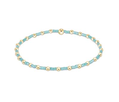 enewton Hope Sincerity bracelet with hand-beaded design on elastic stretch for easy wear and everyday stacking
