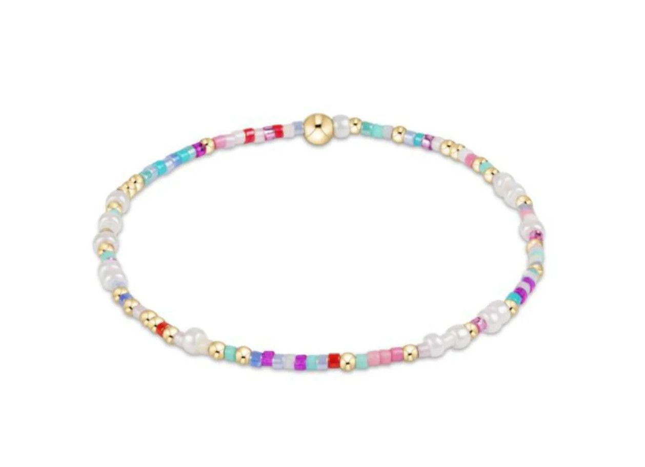 enewton Hope Unwritten bracelet with colorful beads and gold accents for a fun, stackable everyday look
